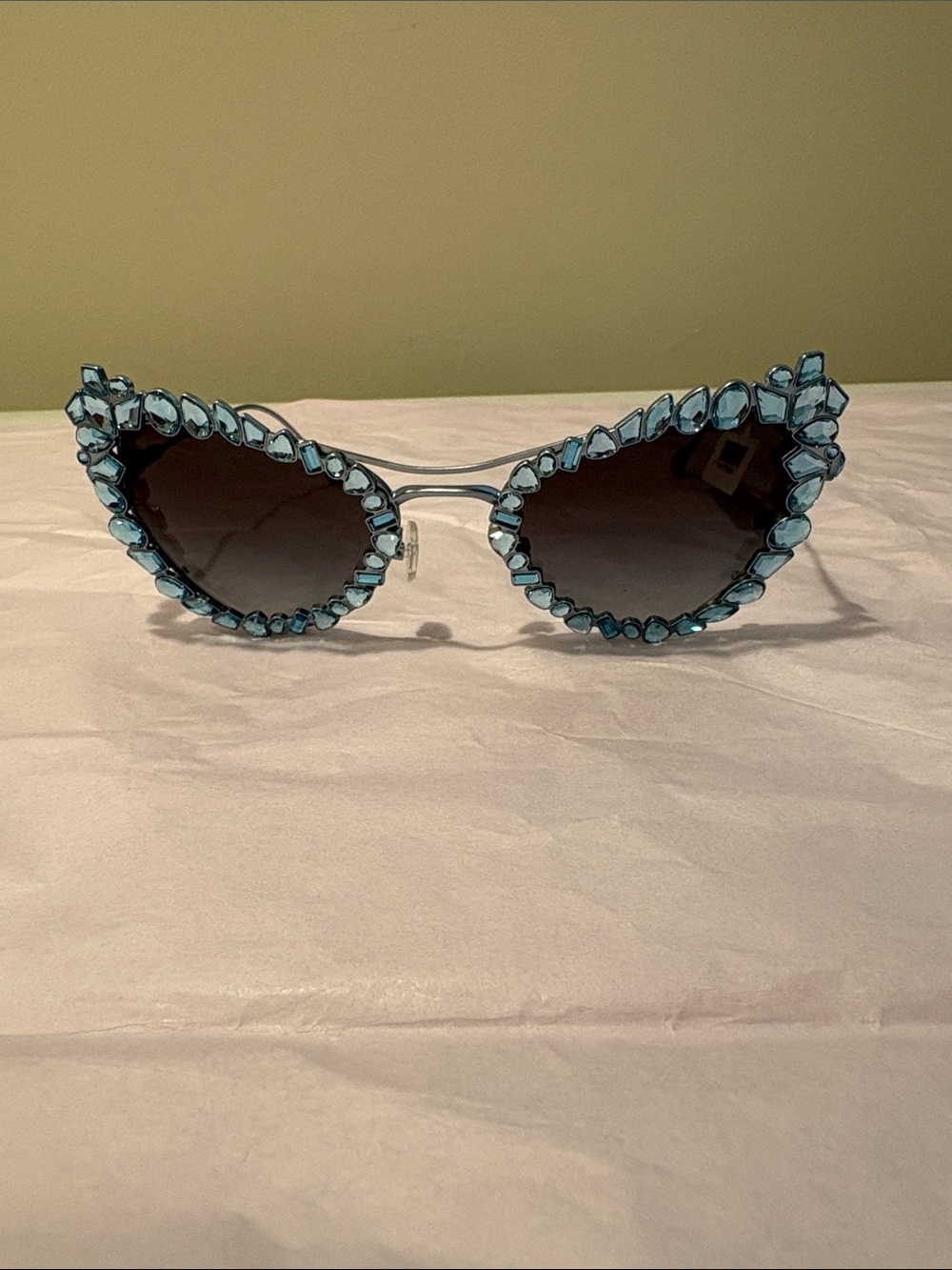 Swarovski SK7011 Cat Eye Gem- Embellished Sunglasses